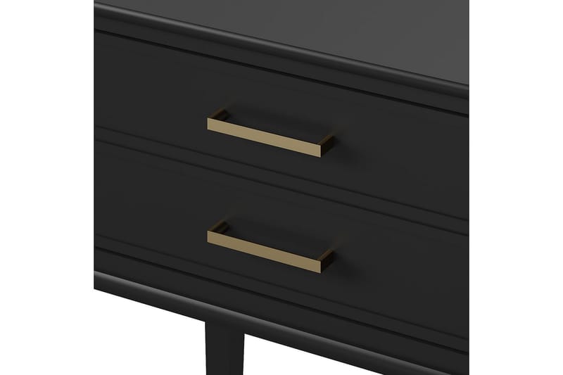 Westerleigh Sidobord 60 cm Svart/Guld - Möbler - Bord & matgrupper - Avlastningsbord - Lampbord
