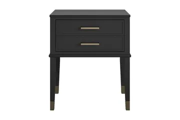 Westerleigh Sidobord 60 cm Svart/Guld - Möbler - Bord & matgrupper - Avlastningsbord - Lampbord