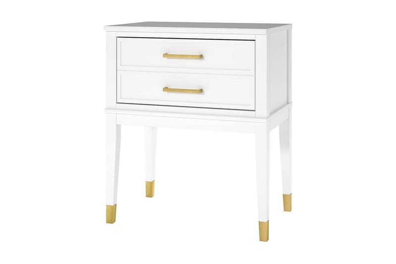 Westerleigh Sidobord 60 cm Vit - CosmoLiving - Möbler - Bord & matgrupper - Avlastningsbord - Lampbord