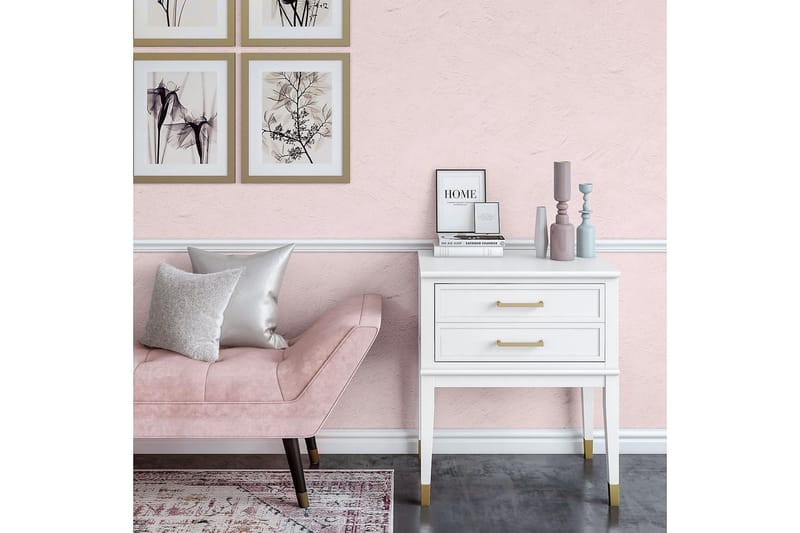 Westerleigh Sidobord 60 cm Vit - CosmoLiving - Möbler - Bord & matgrupper - Avlastningsbord - Lampbord