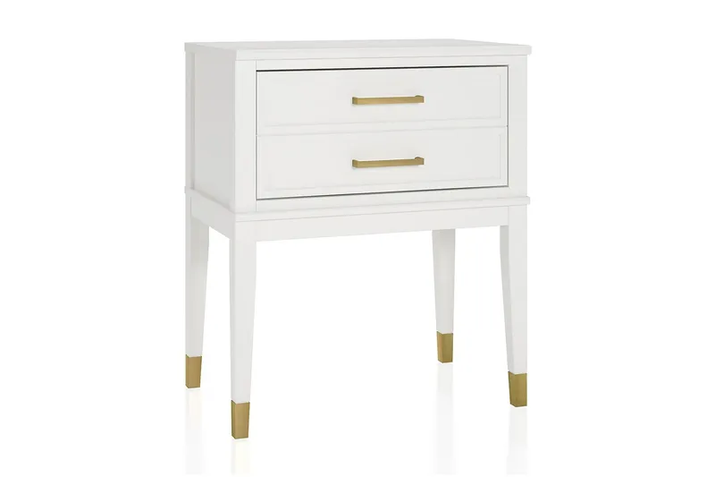Westerleigh Sidobord 60 cm Vit - CosmoLiving - Möbler - Bord & matgrupper - Avlastningsbord - Lampbord
