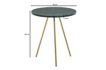 Wilhem Sidobord 38 cm Rund - Grön - Möbler - Bord & matgrupper - Avlastningsbord - Lampbord