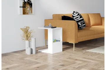 Yggersryd Sidobord 30x50x30 cm - Vit - Möbler - Bord & matgrupper - Avlastningsbord - Lampbord