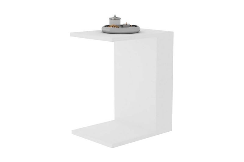 Yggersryd Sidobord 30x50x30 cm - Vit - Lampbord - Brickbord & småbord