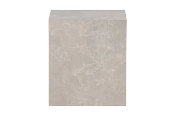 York High Travertin Sidobord 40x40x45 cm - Beige - Möbler - Bord & matgrupper - Avlastningsbord - Lampbord
