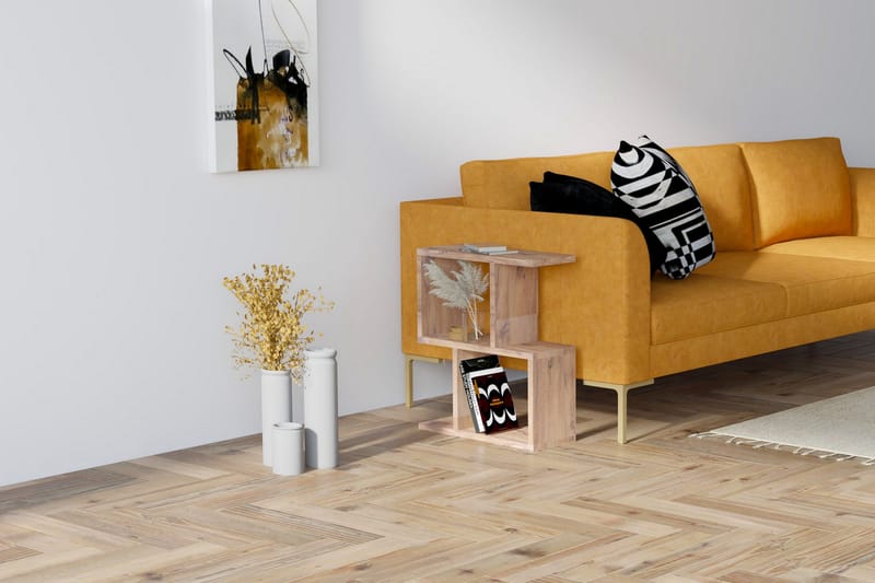 Zetti Sidobord 45x51,4x45 cm - Grön - Lampbord - Brickbord & småbord