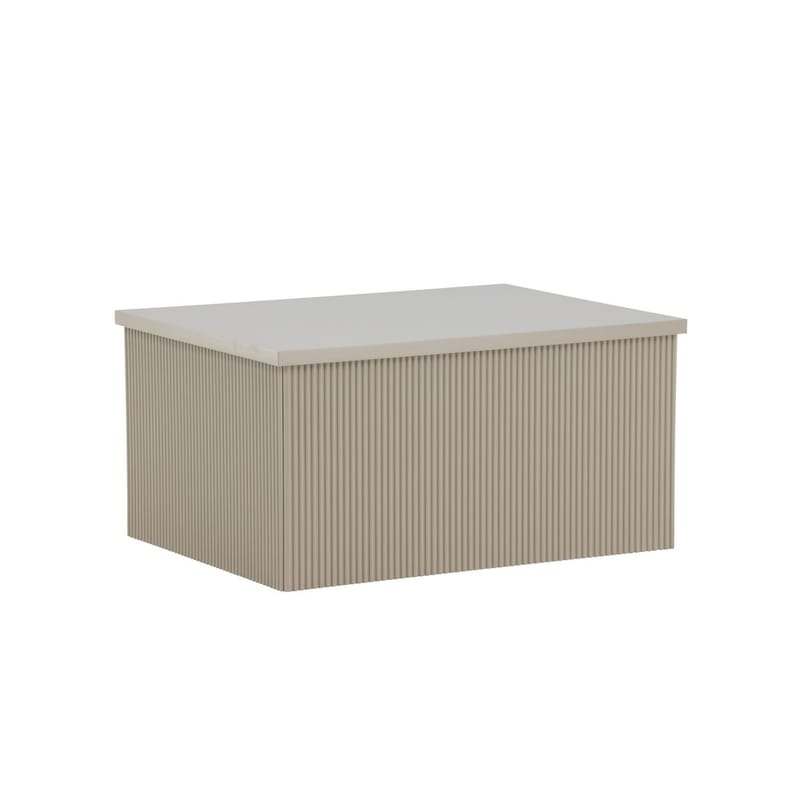 Lenox Sidobord 80 cm - Beige - Möbler - Bord & matgrupper - Avlastningsbord - Lampbord