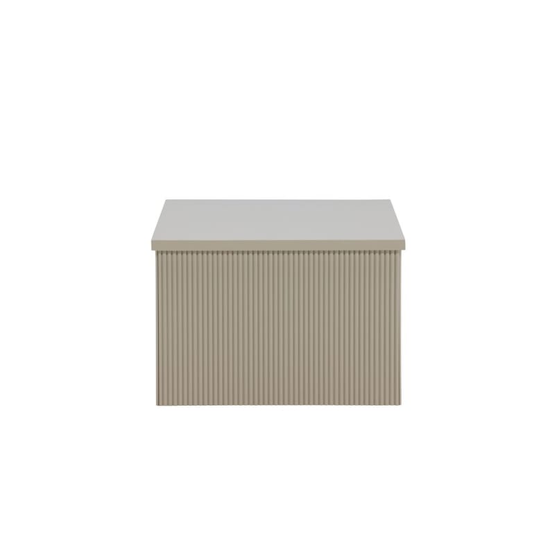 Lenox Sidobord 80 cm - Beige - Möbler - Bord & matgrupper - Avlastningsbord - Lampbord