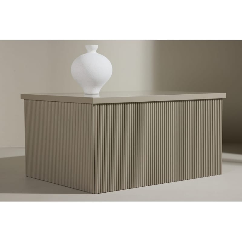Lenox Sidobord 80 cm - Beige - Möbler - Bord & matgrupper - Avlastningsbord - Lampbord
