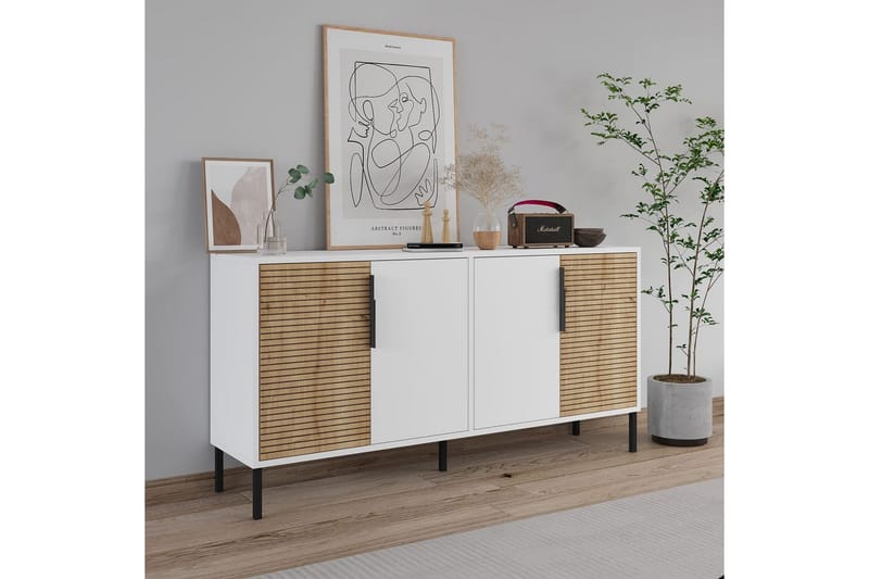 Lorien Konsollbord 150 cm - Vit/Ek - Möbler - Bord & matgrupper - Avlastningsbord - Hallbord