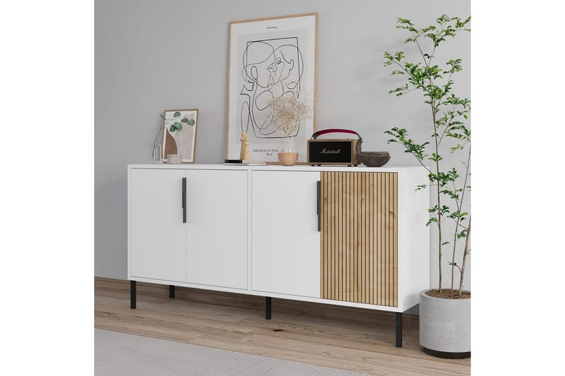 Lorien Konsollbord 150 cm - Vit/Ek - Möbler - Bord & matgrupper - Avlastningsbord - Hallbord