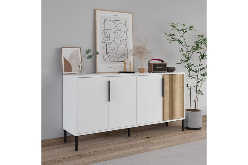 Lorien Konsollbord 150 cm - Vit/Ek - Möbler - Bord & matgrupper - Avlastningsbord - Hallbord