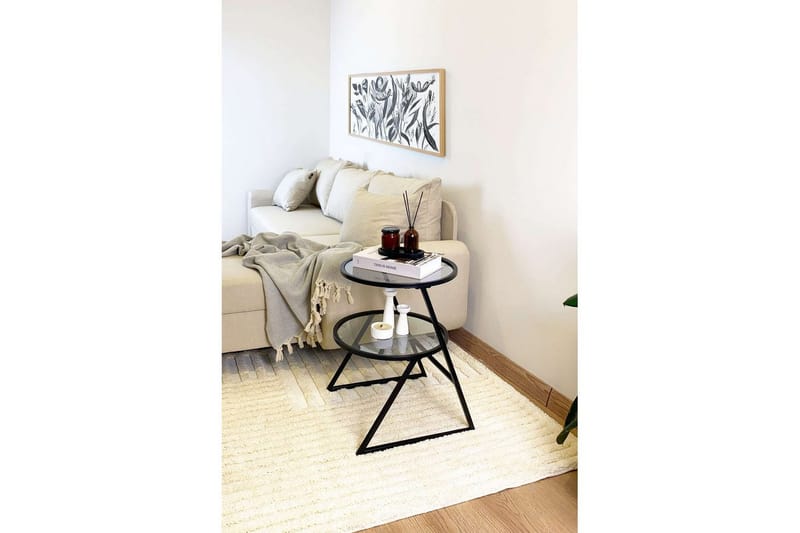 Lorigulla Sidobord 42x35 cm, Svart