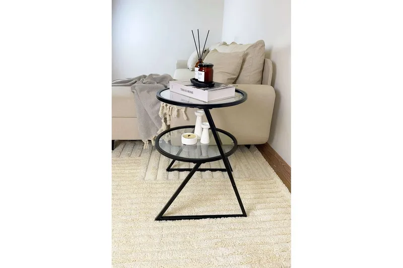 Lorigulla Sidobord 42x35 cm - Svart - Möbler - Bord & matgrupper - Avlastningsbord - Lampbord