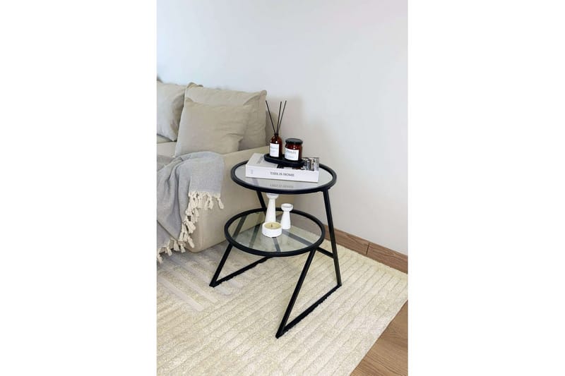 Lorigulla Sidobord 42x35 cm - Svart - Möbler - Bord & matgrupper - Avlastningsbord - Lampbord