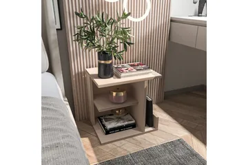 Lorik Sängbord 45 cm - Beige - Möbler - Bord & matgrupper - Avlastningsbord - Sängbord & nattduksbord