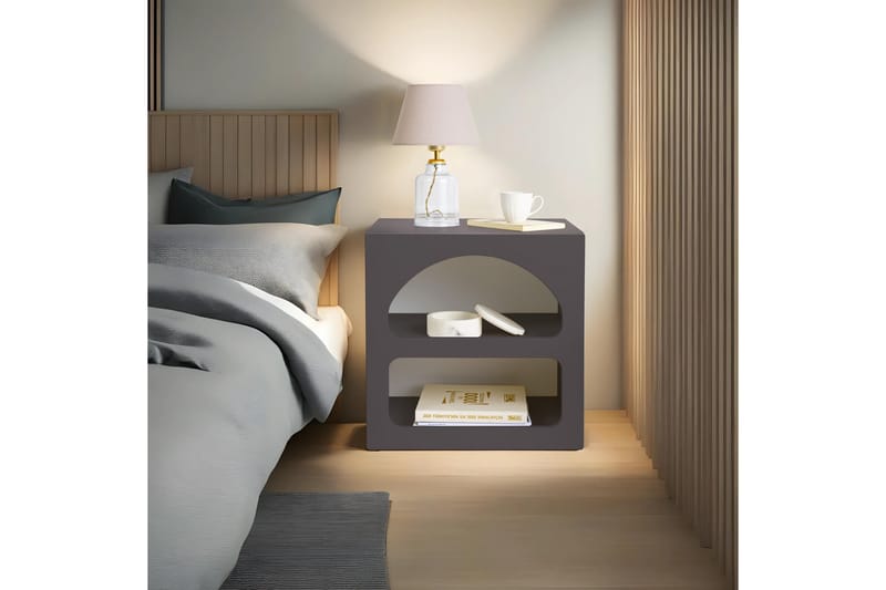 Lorin Sängbord 50 cm - Antracit - Sängbord & nattduksbord