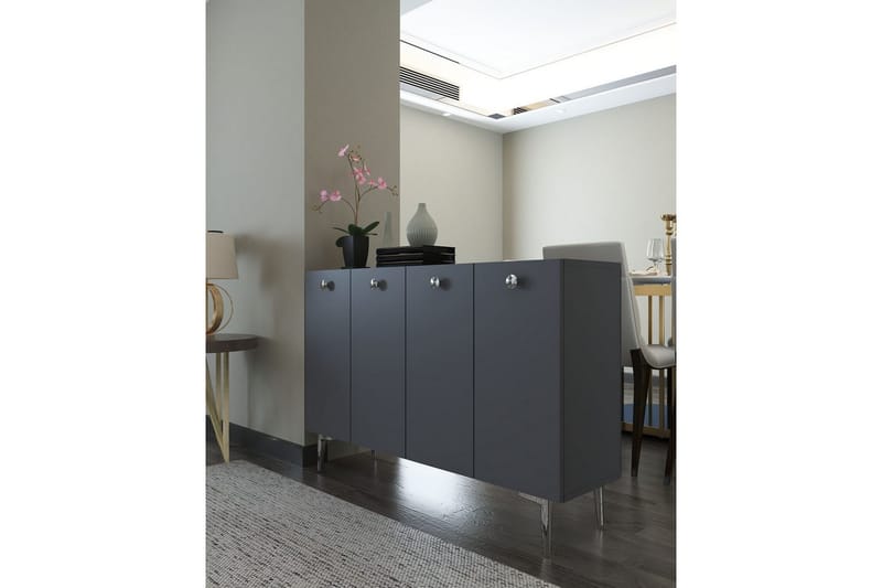 Mangvar Konsollbord 120 cm - Antracit/Silver - Möbler - Bord & matgrupper - Avlastningsbord - Hallbord