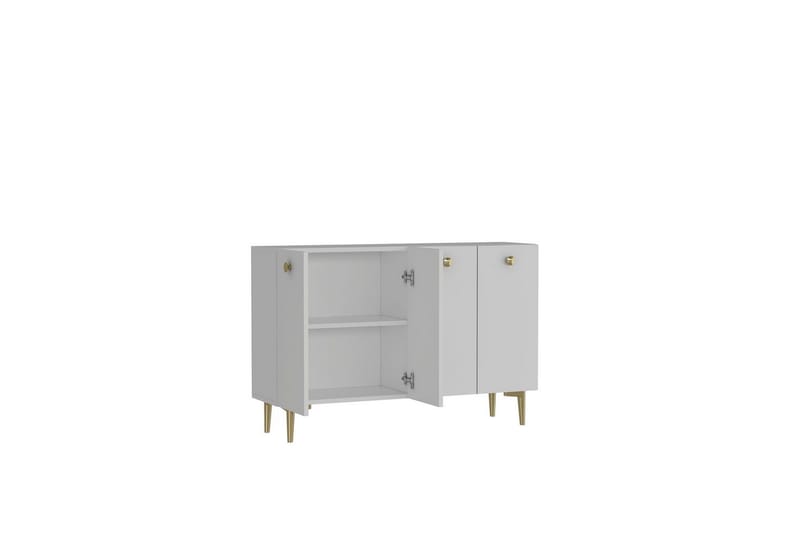 Mangvar Konsollbord 120 cm - Vit/Guld - Möbler - Bord & matgrupper - Avlastningsbord - Hallbord