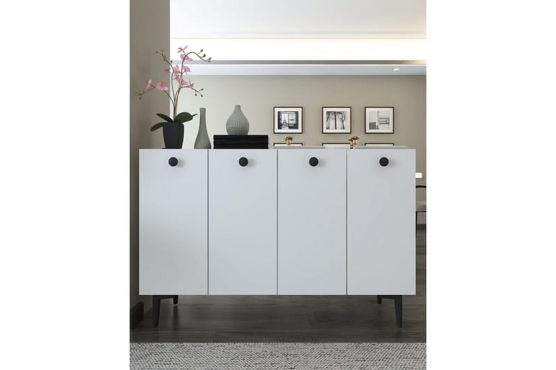 Mangvar Konsollbord 120 cm - Vit/Svart - Möbler - Bord & matgrupper - Avlastningsbord - Hallbord