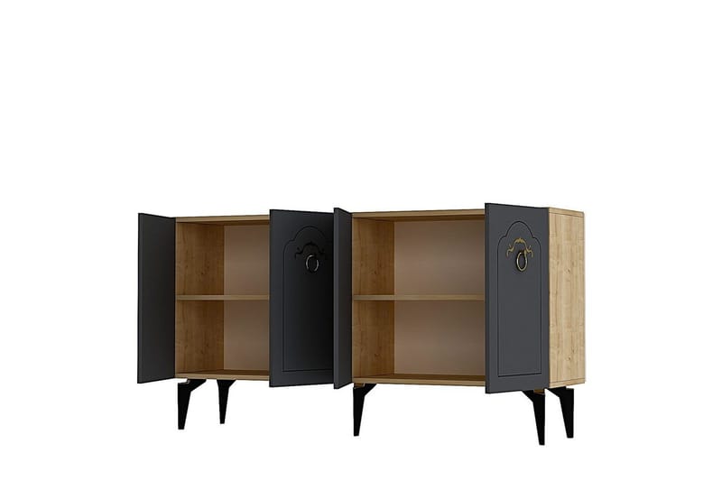 Maren Konsollbord 150 cm - Ek/Antracit - Möbler - Bord & matgrupper - Avlastningsbord - Hallbord