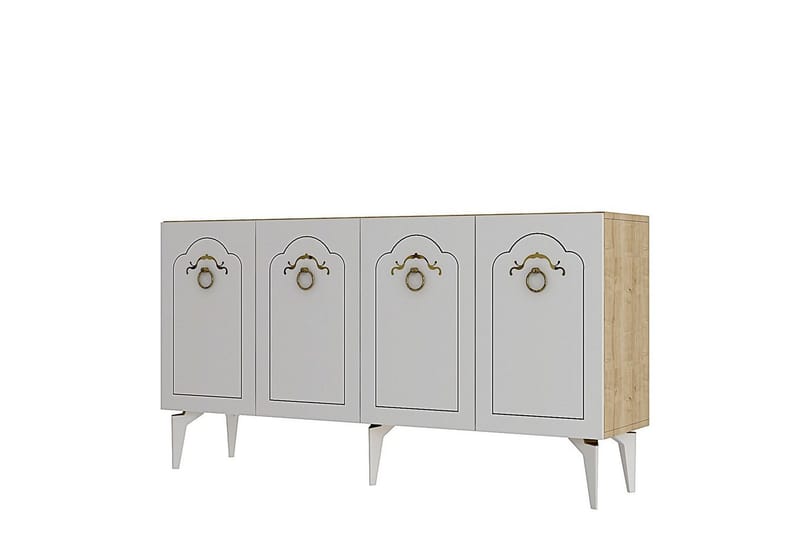 Maren Konsollbord 150 cm, Ek/Vit