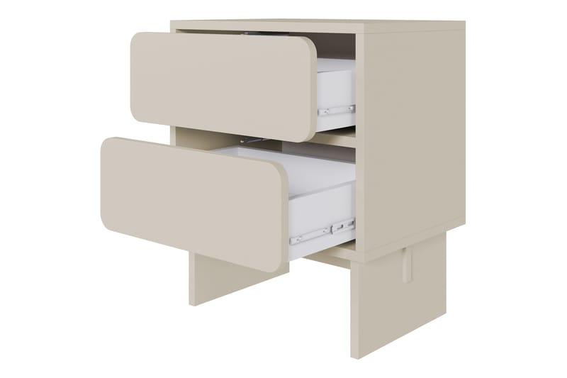 Marinport Sängbord 50 cm - Beige - Möbler - Bord & matgrupper - Avlastningsbord - Sängbord & nattduksbord