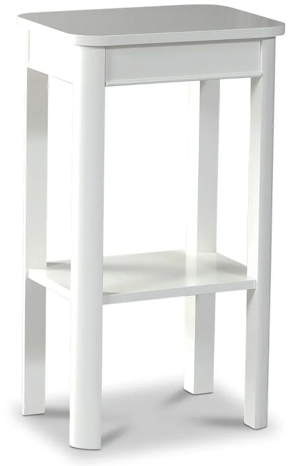 Marstrand sängbord med låda - Vit, Vit