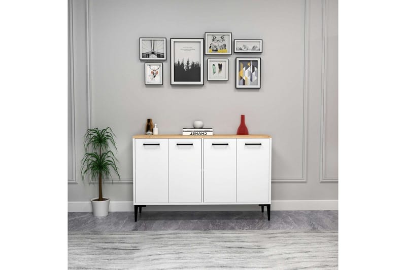 Merion Konsollbord 120 cm - Ek/Vit - Möbler - Bord & matgrupper - Avlastningsbord - Hallbord