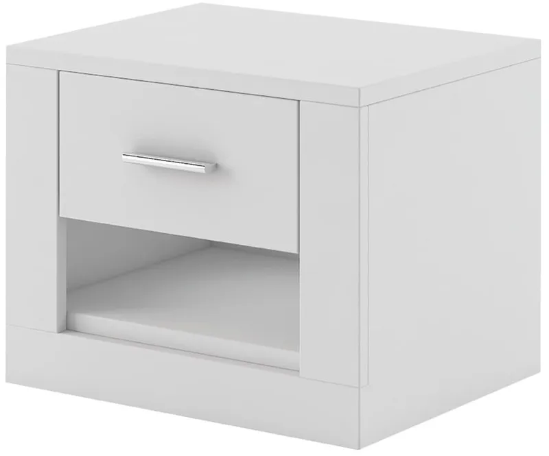 Mervyn sängbord - Vit, Vit