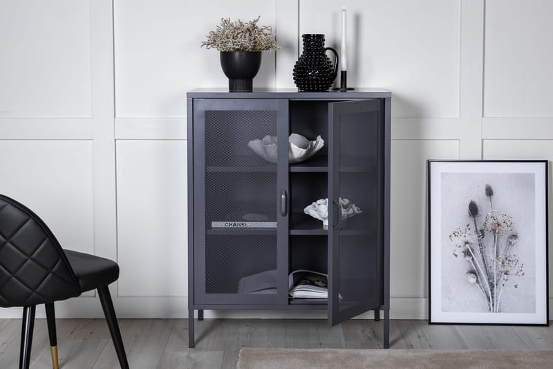 Misha Skänk i Metall - Grå - Förvaring - Förvaringsmöbler - Sideboard & skänk