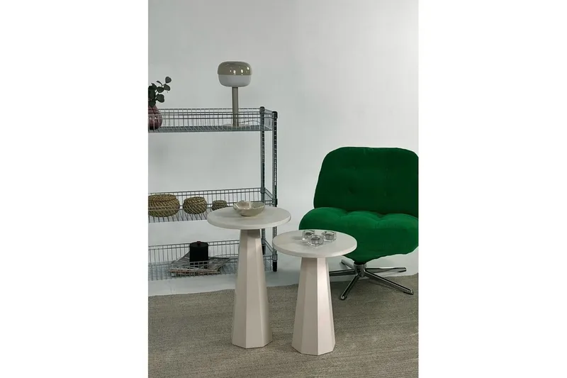 Miu Satsbord 35 cm - Cream - Möbler - Bord & matgrupper - Avlastningsbord - Satsbord