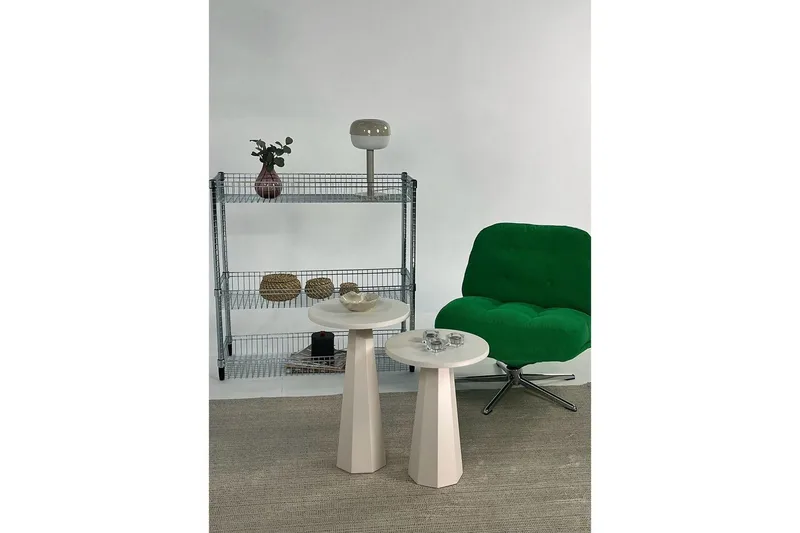 Miu Satsbord 35 cm - Cream - Möbler - Bord & matgrupper - Avlastningsbord - Satsbord