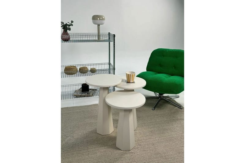 Miu Satsbord 35 cm - Cream - Möbler - Bord & matgrupper - Avlastningsbord - Satsbord