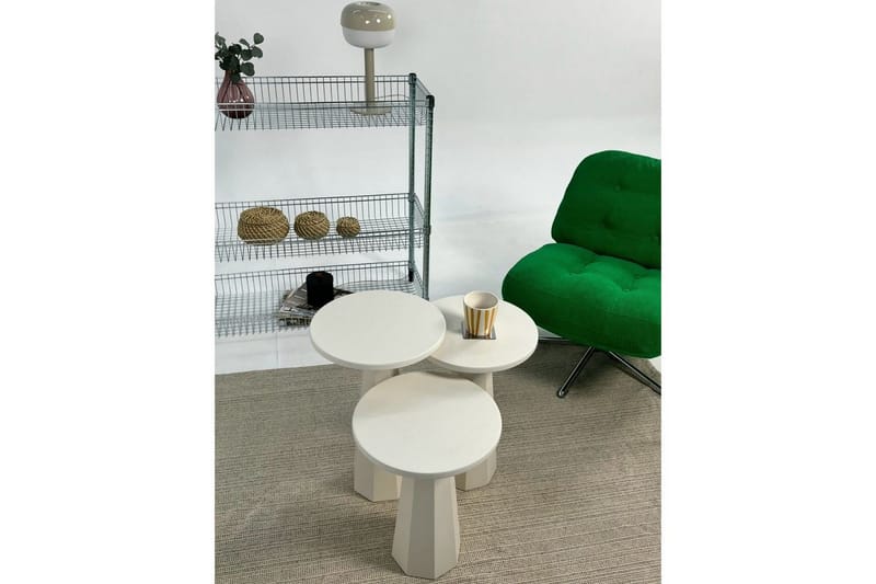 Miu Satsbord 35 cm - Cream - Möbler - Bord & matgrupper - Avlastningsbord - Satsbord