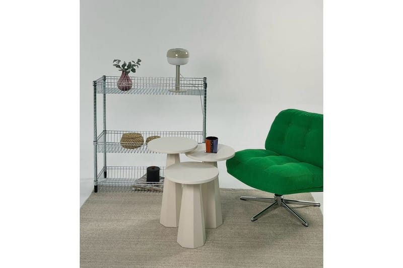 Miu Satsbord 35 cm - Cream - Möbler - Bord & matgrupper - Avlastningsbord - Satsbord