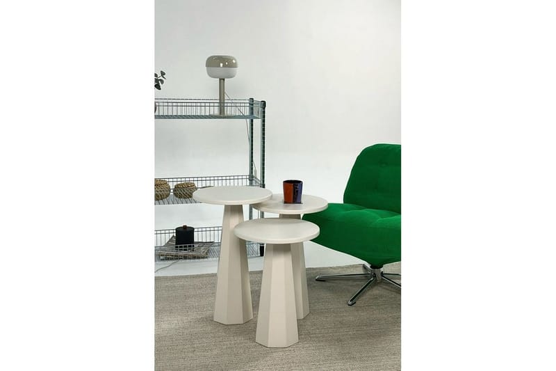 Miu Satsbord 35 cm - Cream - Möbler - Bord & matgrupper - Avlastningsbord - Satsbord