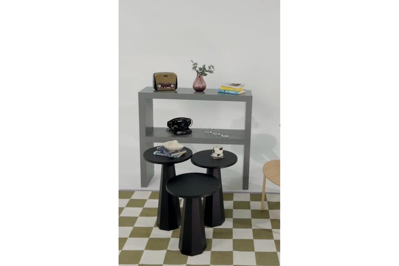 Miu Satsbord 35 cm - Svart - Möbler - Bord & matgrupper - Avlastningsbord - Satsbord