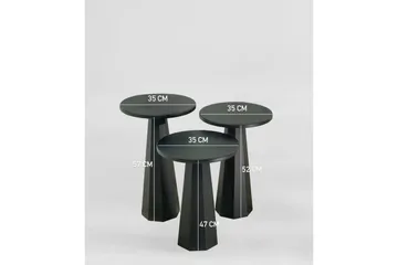 Miu Satsbord 35 cm - Svart - Möbler - Bord & matgrupper - Avlastningsbord - Satsbord