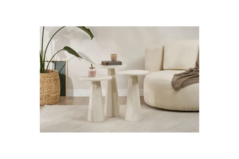 Miu Satsbord 35 cm - Vit - Möbler - Bord & matgrupper - Avlastningsbord - Satsbord