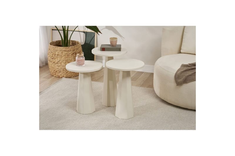 Miu Satsbord 35 cm - Vit - Möbler - Bord & matgrupper - Avlastningsbord - Satsbord