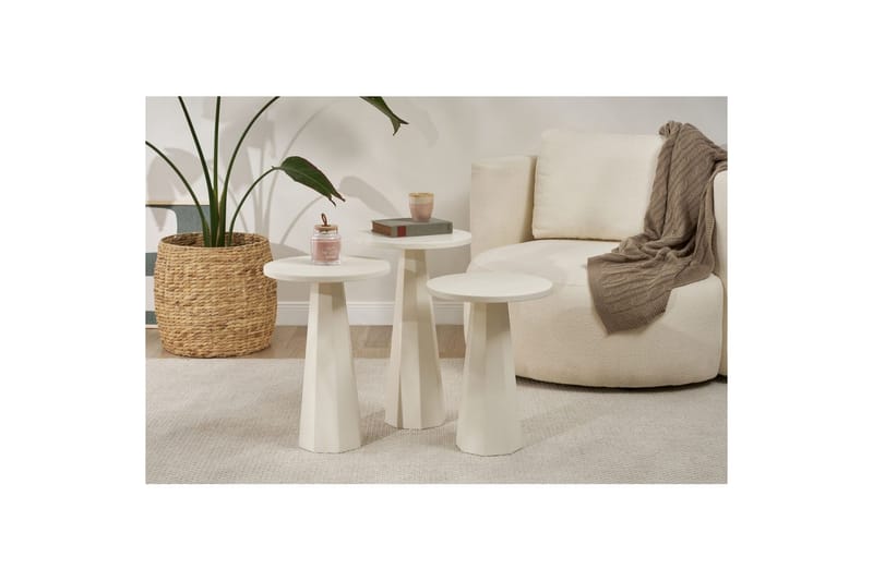 Miu Satsbord 35 cm - Vit - Möbler - Bord & matgrupper - Avlastningsbord - Satsbord