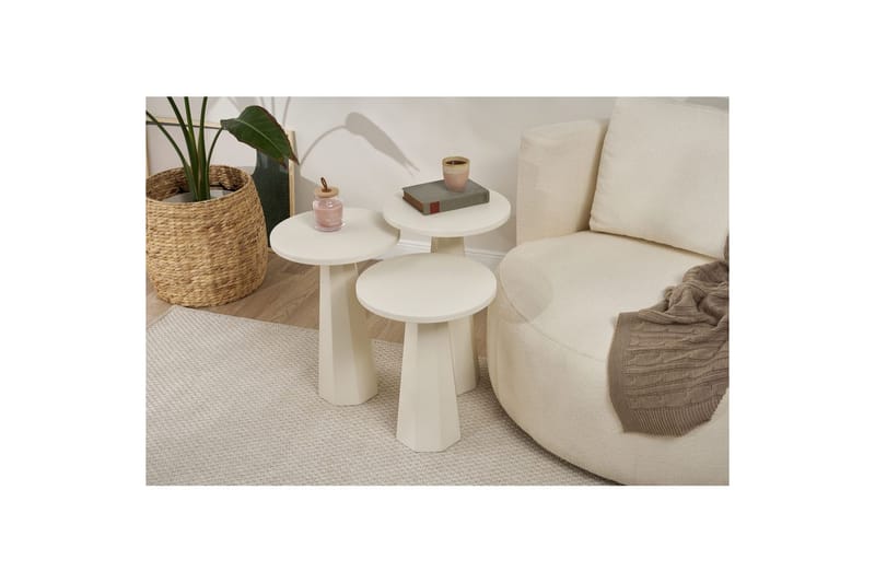 Miu Satsbord 35 cm - Vit - Möbler - Bord & matgrupper - Avlastningsbord - Satsbord