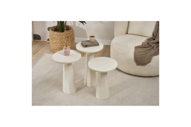 Miu Satsbord 35 cm - Vit - Möbler - Bord & matgrupper - Avlastningsbord - Satsbord