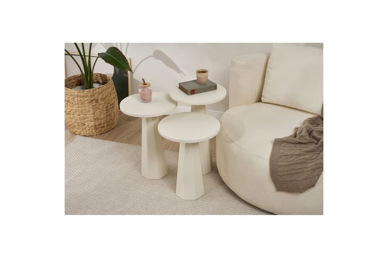 Miu Satsbord 35 cm - Vit - Möbler - Bord & matgrupper - Avlastningsbord - Satsbord