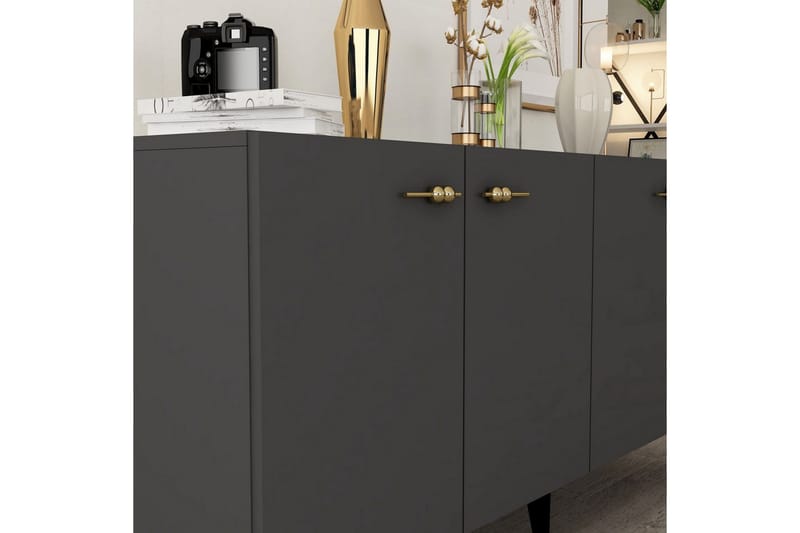 Miyuki Konsollbord 150 cm - Kolgrå - Möbler - Bord & matgrupper - Avlastningsbord - Hallbord