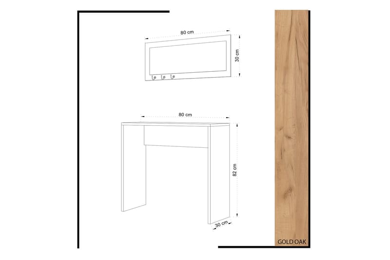 Mod Design Skrivbord - Trä - Möbler - Bord & matgrupper - Avlastningsbord