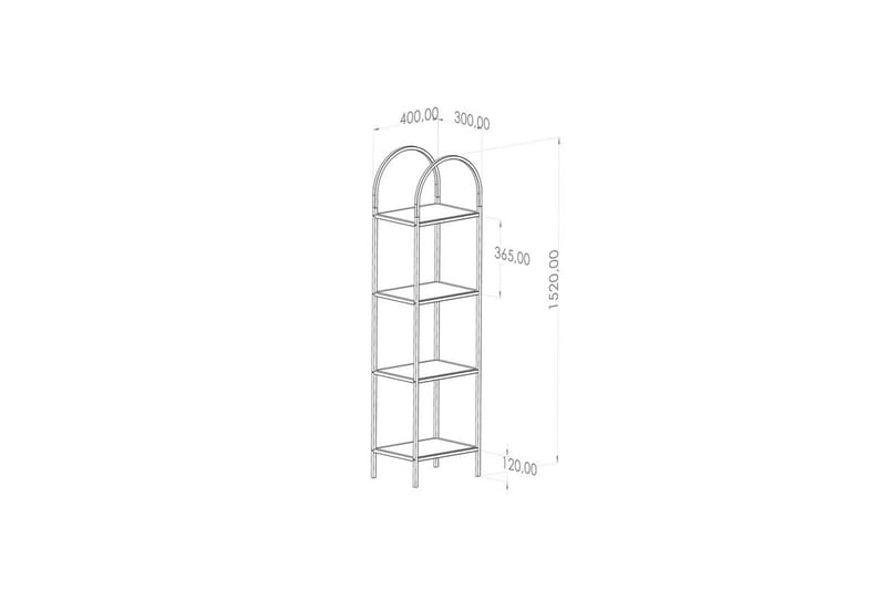 Monaia Konsollbord 175 cm - Guld - Möbler - Bord & matgrupper - Avlastningsbord - Hallbord