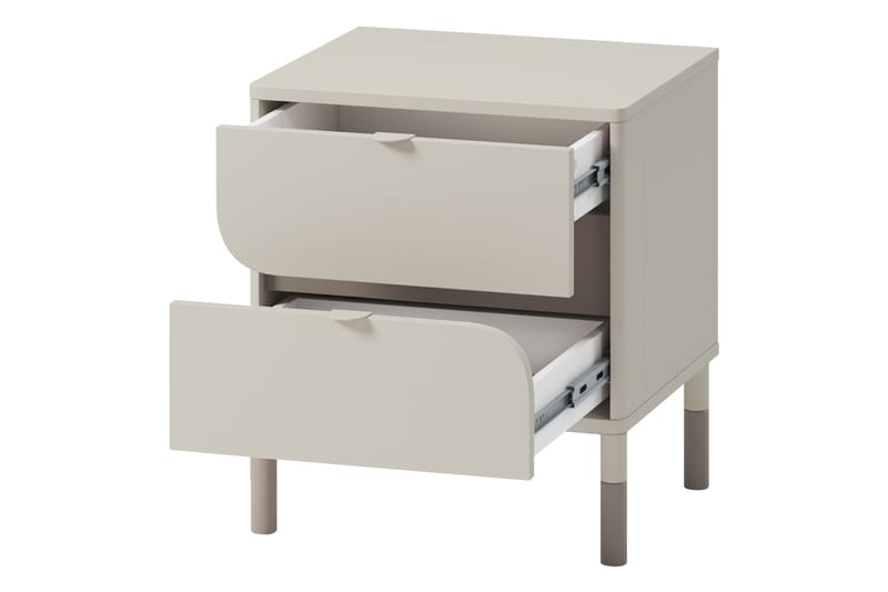Monfort Sängbord 46 cm - Beige - Möbler - Bord & matgrupper - Avlastningsbord - Sängbord & nattduksbord