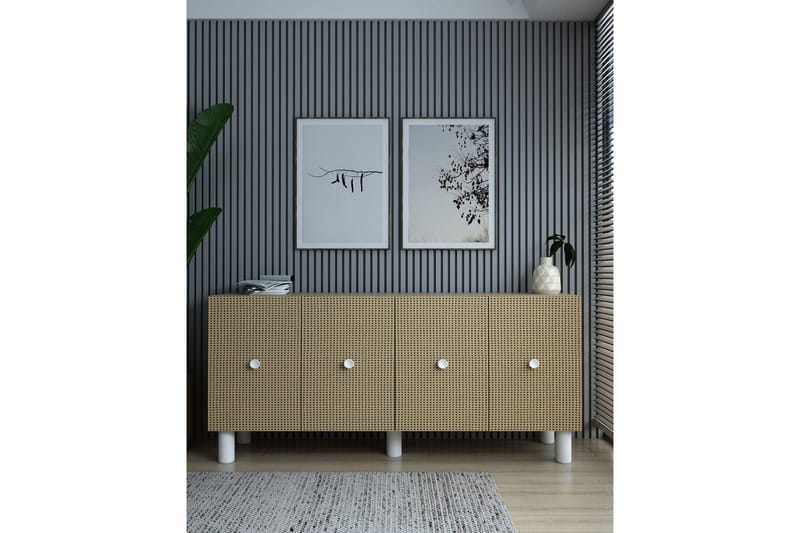 Mono Konsollbord 150 cm - Beige/Rödfärgat trä - Möbler - Bord & matgrupper - Avlastningsbord - Hallbord
